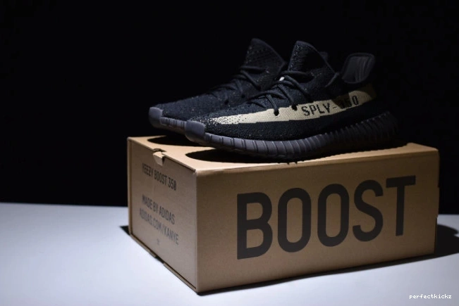 BY9611 Black Yeezy Green V2 350 Boost Core Adidas 0809